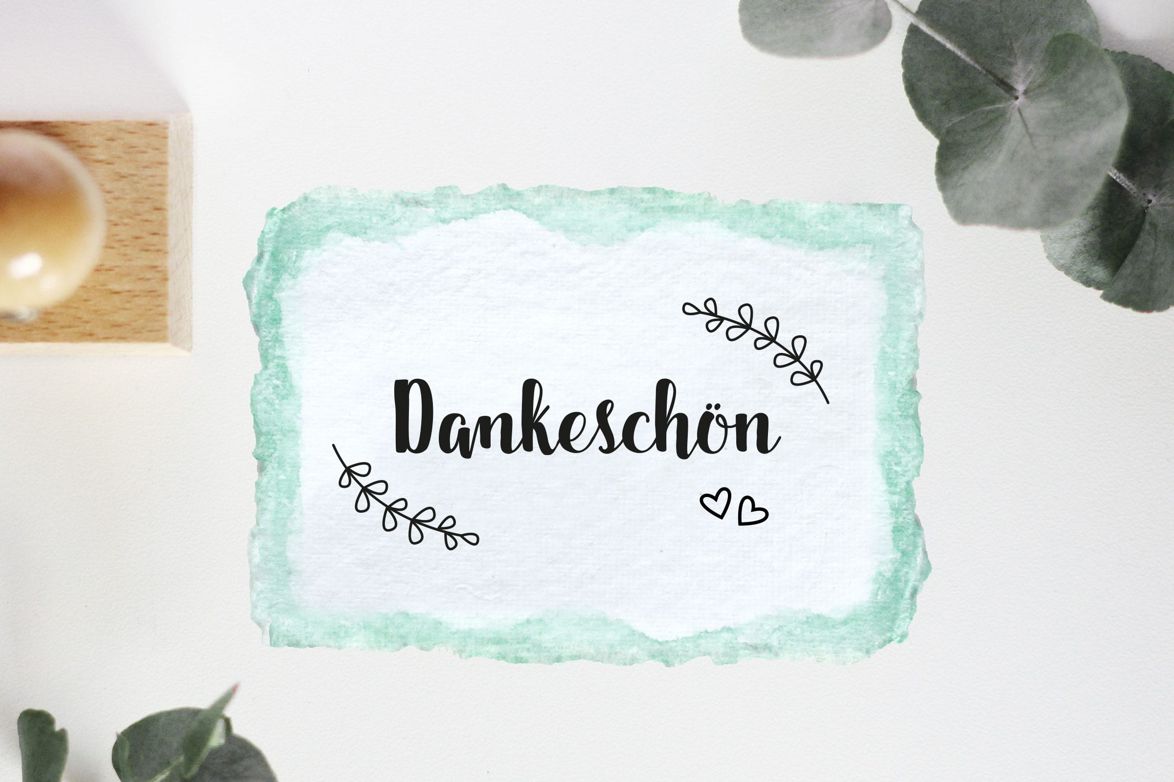 Textstempel Dankesch N Mit Verzierung Unikatfabrik You Name It